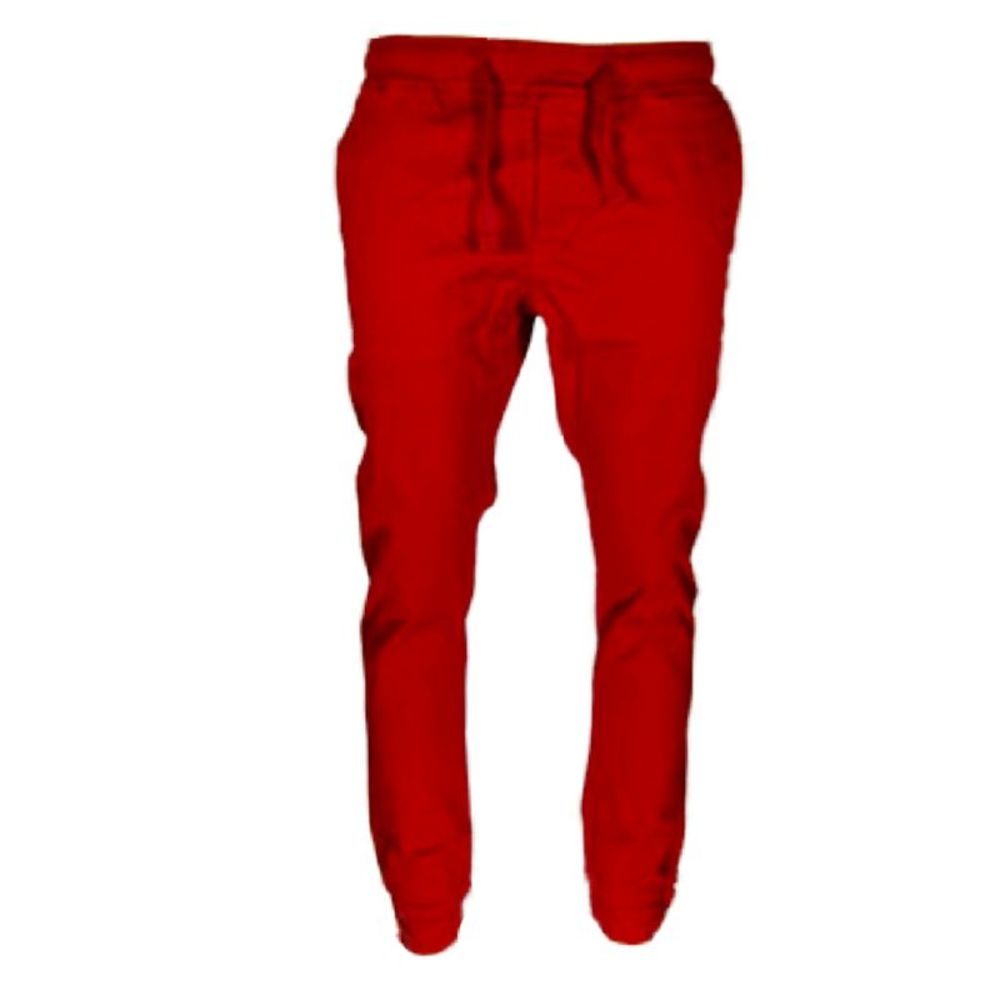 Men's Pants Drawstring Waist Straight Leg Relaxed Waist Casual Pants